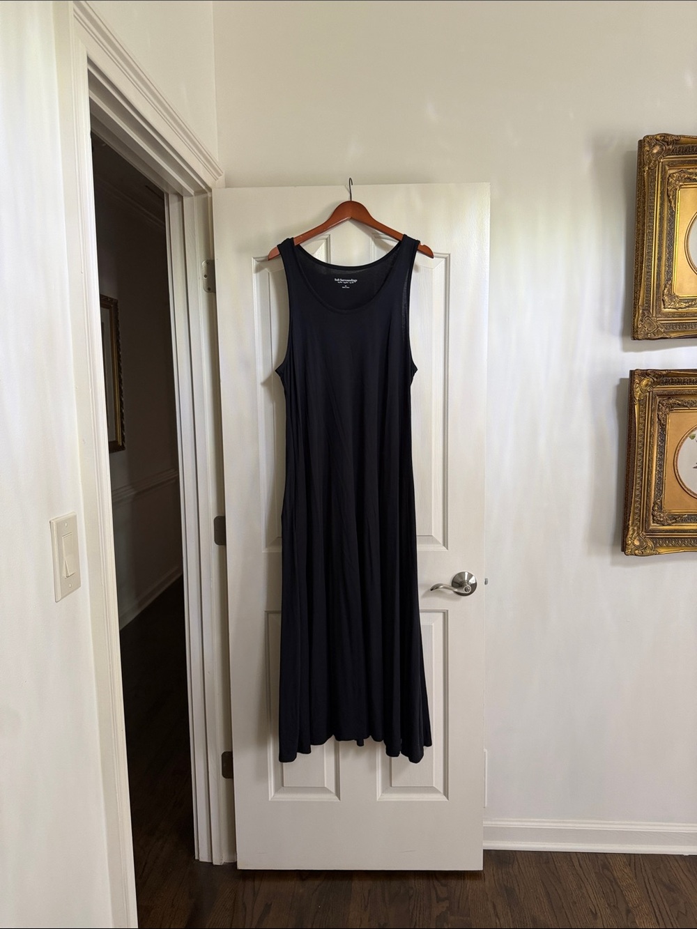Soft Surroundings Black Sleeveless Maxi Dress